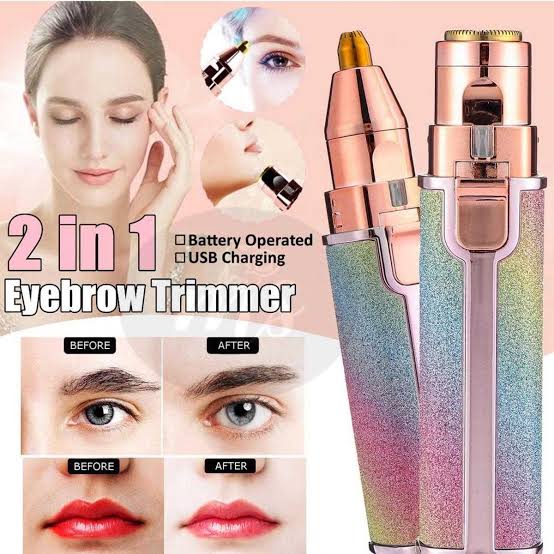 2-in-1 Electric Epilator / Eyebrow Trimmer